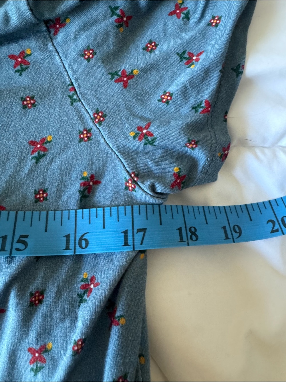 Posh Peanut American Girl Kirsten Print Blue Floral Scoop-Neck Midi Dress - Picture 5 of 8